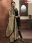 Black Color Georgette Fabric Embroidered Resham Work Designer Party Straight Suit
