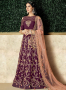 Wine Color Art Silk Fabric Resham Embroidered Work Designer Wedding Wear Lehenga Choli
