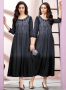 Grey With Black Color Rayon Fabric Embellishment Work Designer Party Wear Kurti