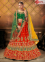 Multi Color Satin Silk Fabric Resham Embroidered Zari Work Designer Lehenga Choli