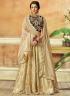 Beige Color Net Fabric Embroidered Resham Work Designer Wedding Lehenga Choli