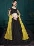 Black Color Georgette Fabric Sequins Thread Work Designer Party Wear Lehenga Choli