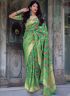 Green Color Art Silk Fabric weaving Work Designer Traditional Party Wear Saree