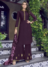 Purple Color Silk Fabric Embroidered Resham Work Designer Salwar Suit