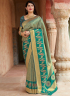 Green Color Banarasi Silk Fabric Weaving Work Designer Traditional Saree