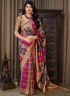 Multi Color Color Art Silk Fabric Weaving Work Designer Party Wear Saree