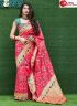 Pink Color Silk Fabric Weaving Designer Traditional Party Wear Saree
