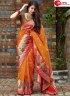Orange Color Silk Fabric Weaving Designer Traditional Party Wear Saree