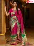 Pink Color Silk Fabric Weaving Designer Traditional Party Wear Saree